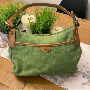 Fossil Green Hobo w Tan Trim